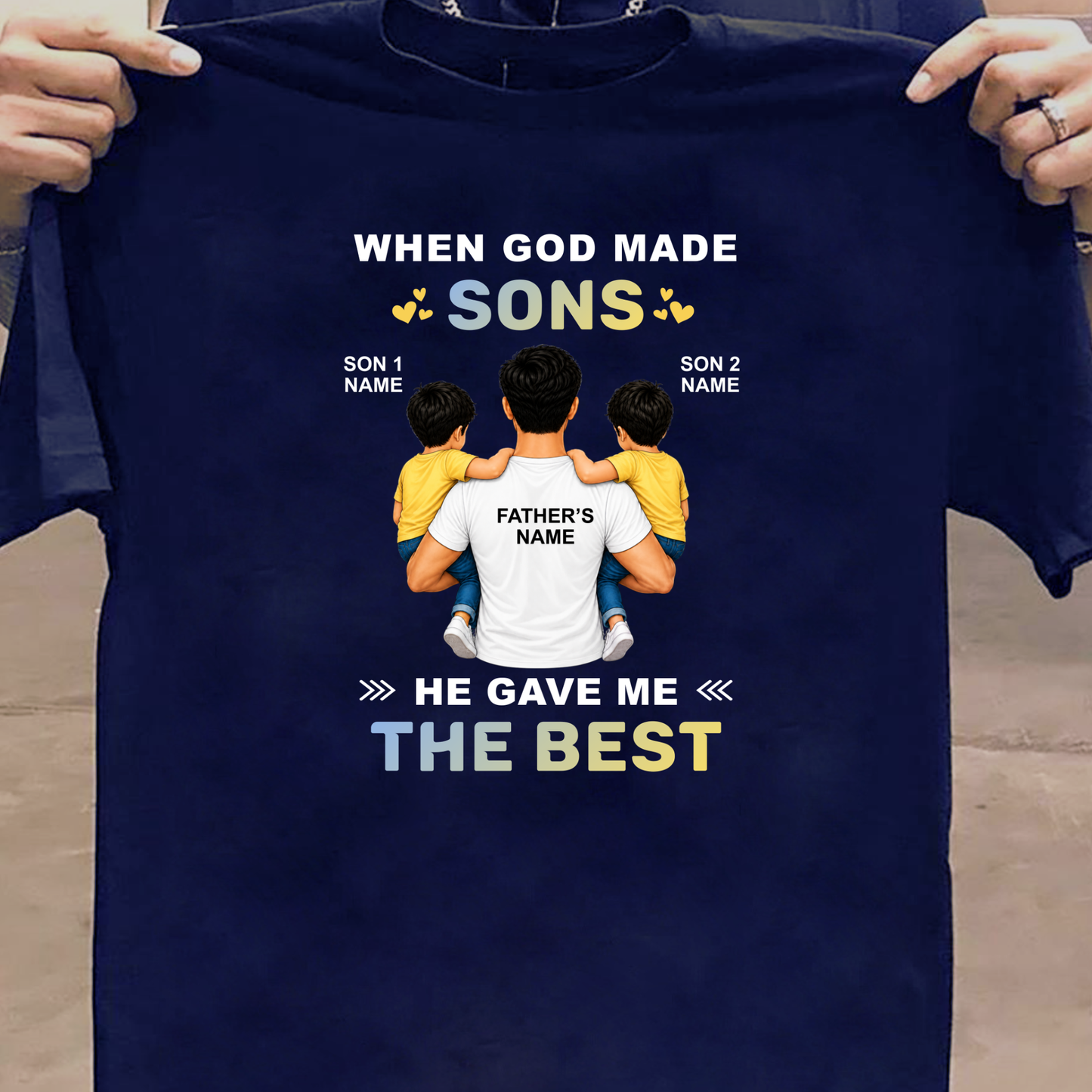 CUSTOMIZED - THE BEST SONS CLASSIC T-SHIRT