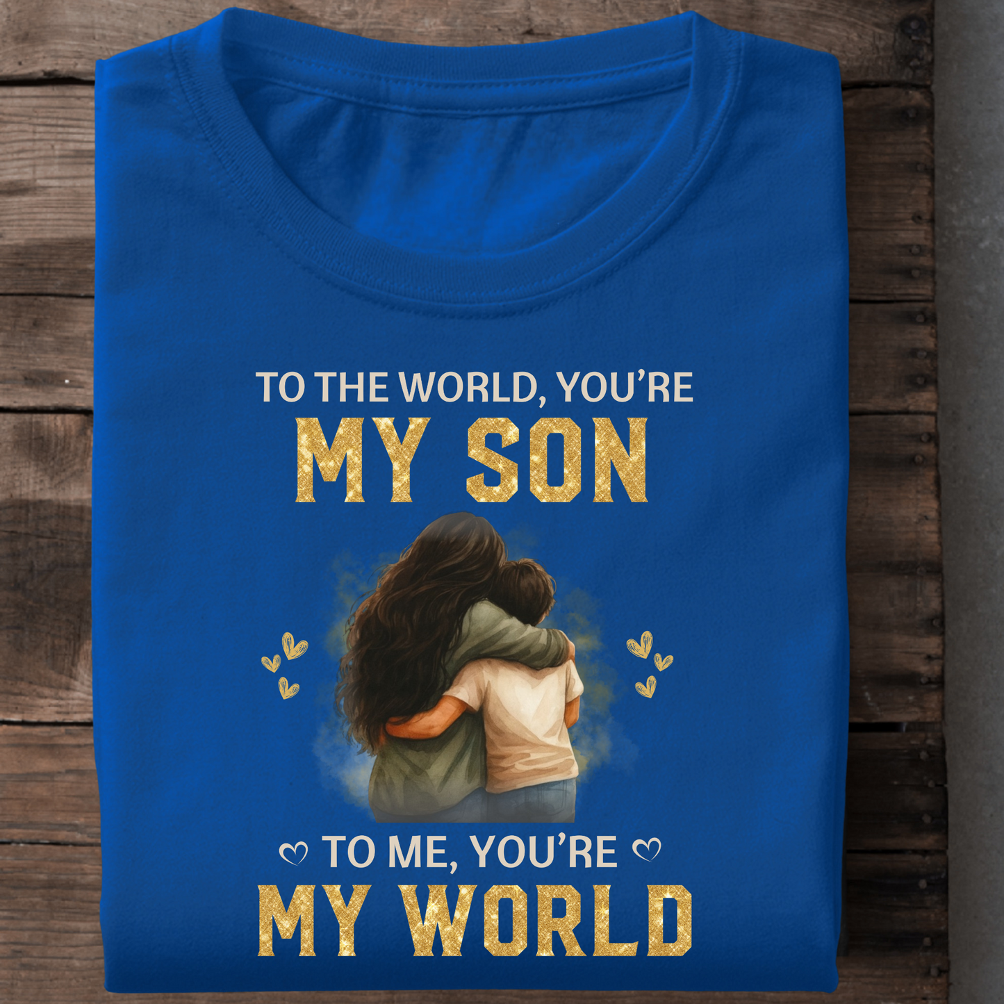 MOTHER & SON-TO THE WORLD CLASSIC T-SHIRT (KIDS & ADULT)