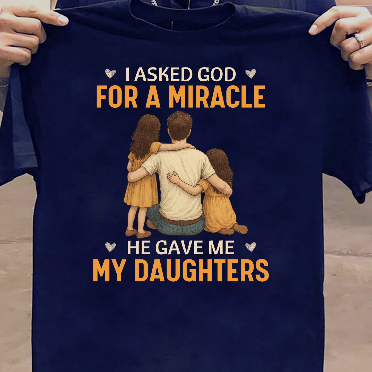 MIRACLE DAUGHTERS (FATHER) PREMIUM CLASSIC T-SHIRT