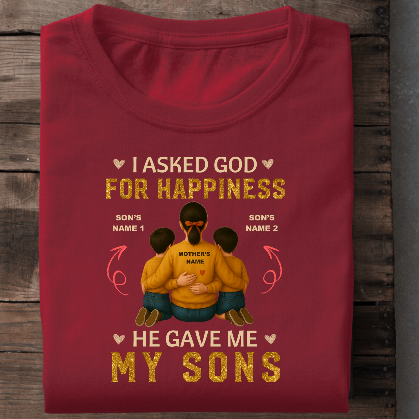 CUSTOMIZATION - MOTHER & SONS STRENGTH PREMIUM T-SHIRT