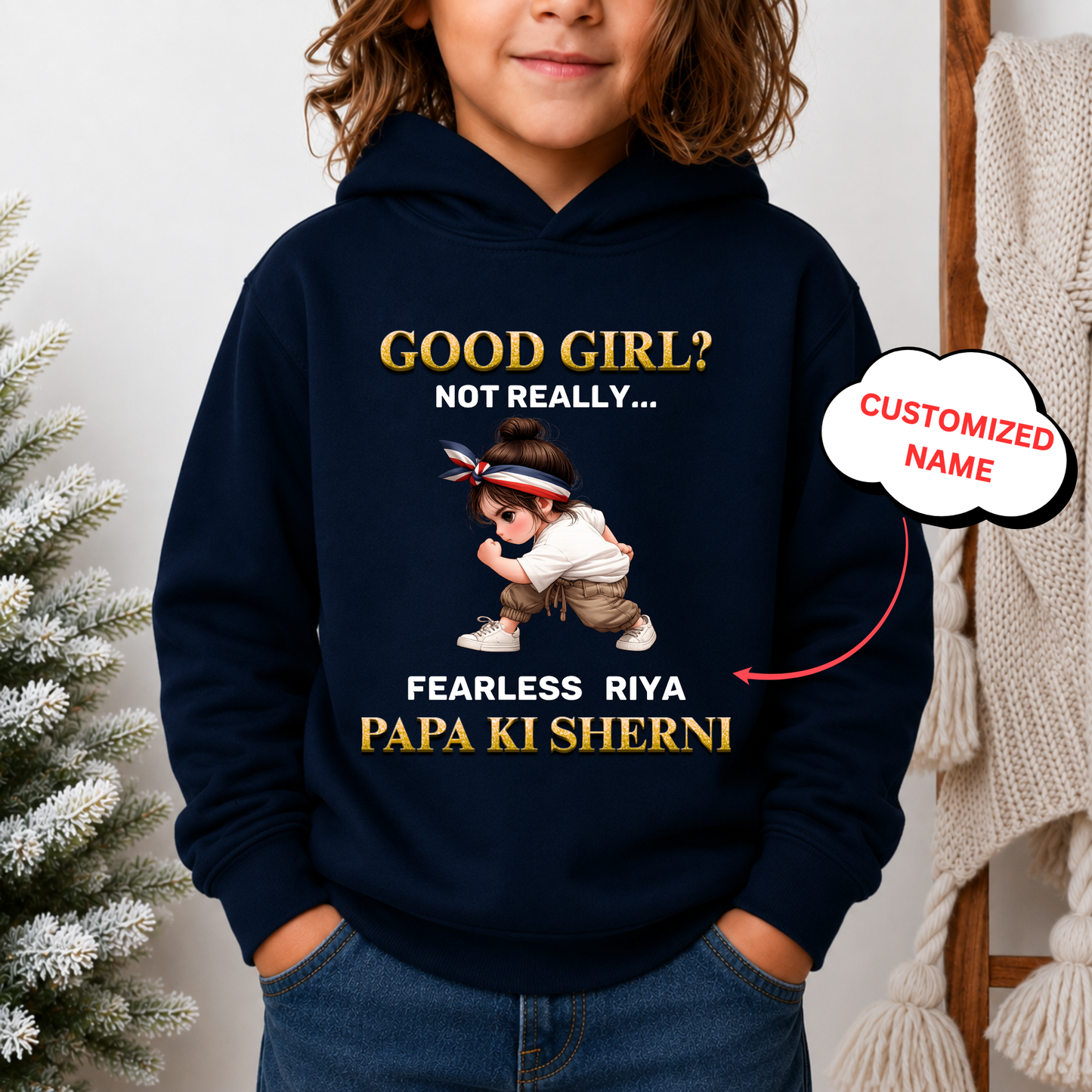 CUSTOMIZED - PAPA KI SHERNI PREMIUM HOODIE