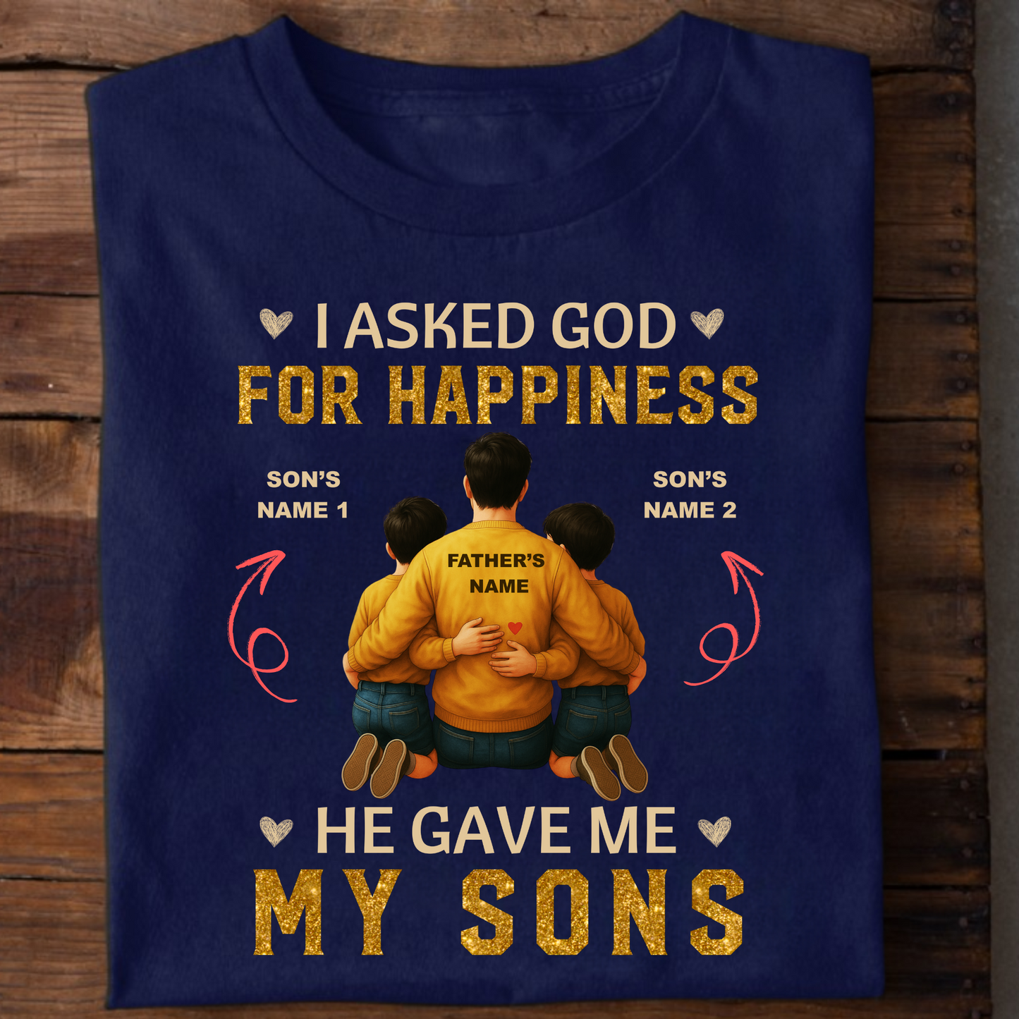 CUSTOMIZATION - FATHER & SONS STRENGTH PREMIUM T-SHIRT