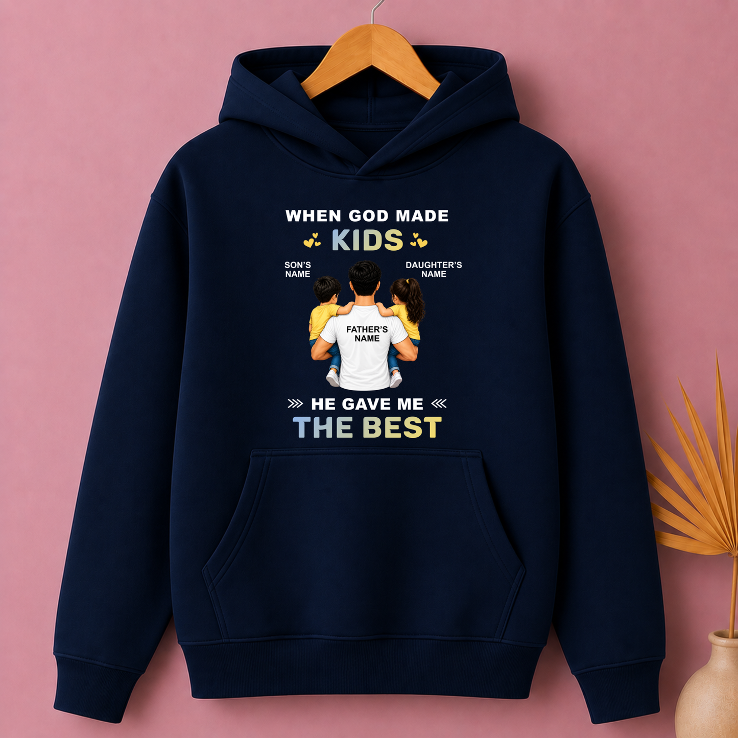 CUSTOMIZED - THE BEST KIDS HOODIE