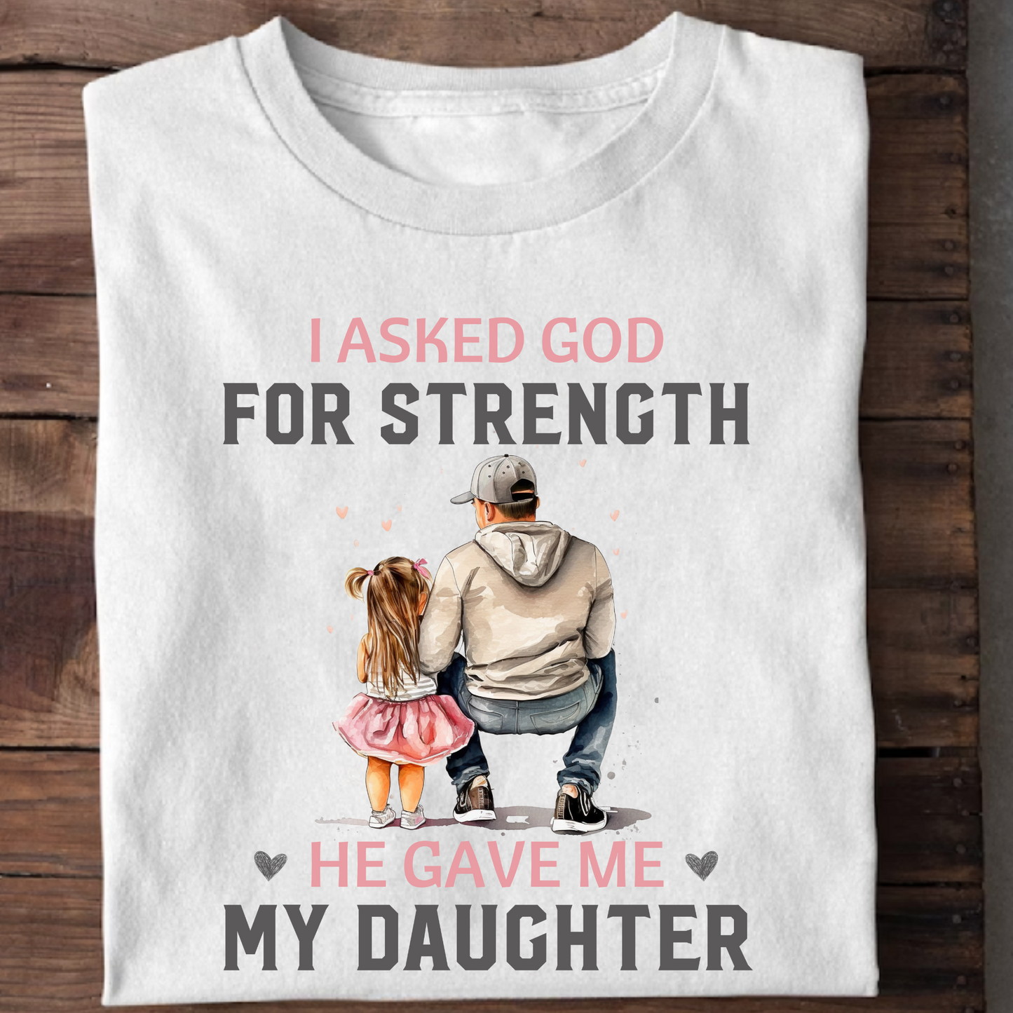 MY STRENGTH, MY DAUGHTER PREMIUM CLASSIC T-SHIRT