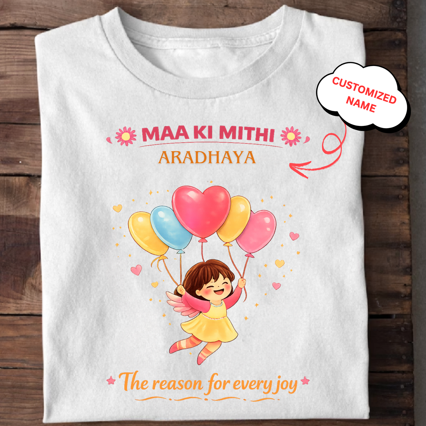 CUSTOMIZED - MAA KI MITHI KIDS & ADULT CLASSIC T-SHIRT