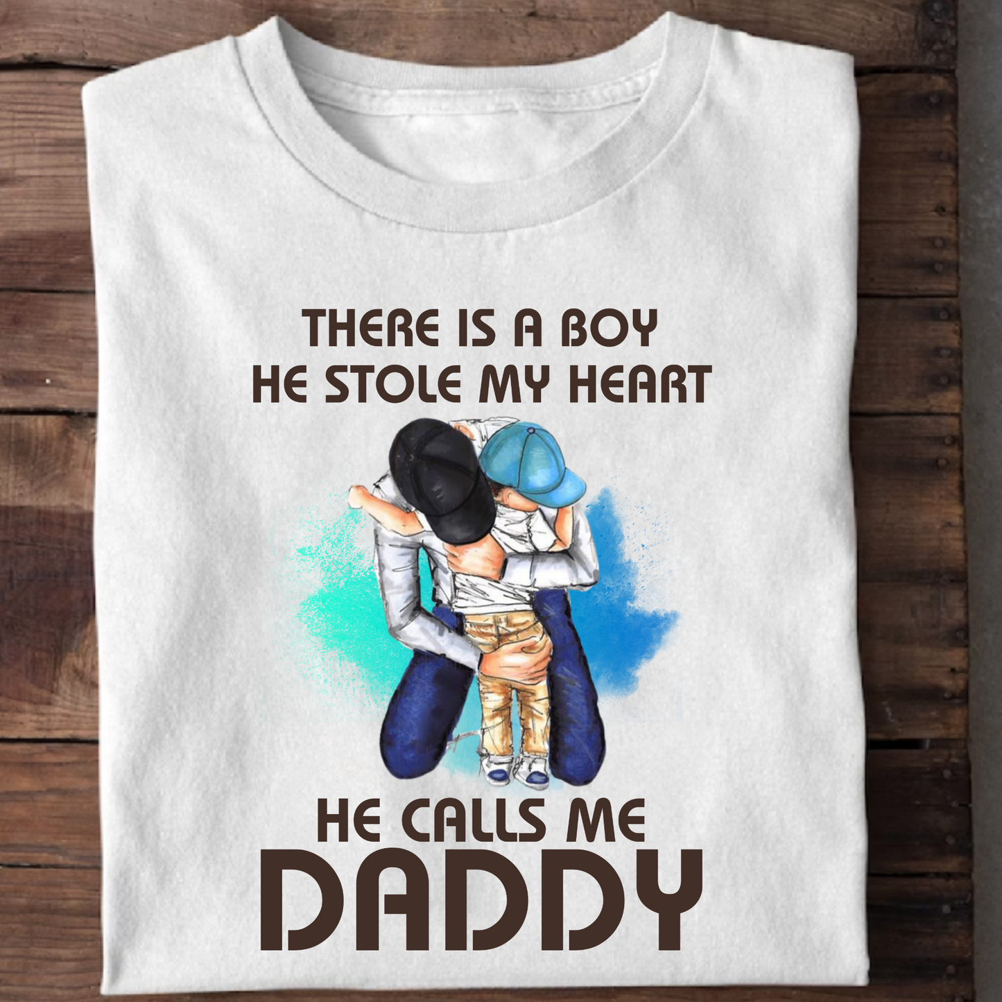 HE CALLS ME DADDY (DAD & SON) PREMIUM CLASSIC T-SHIRT