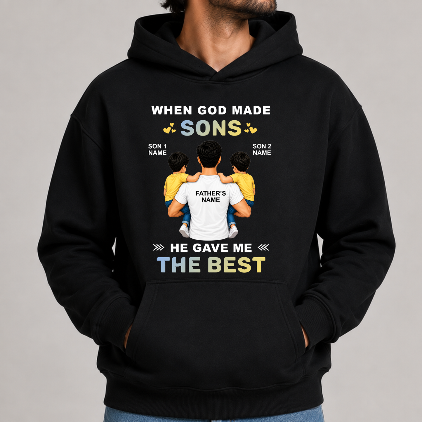 CUSTOMIZED - THE BEST SONS HOODIE