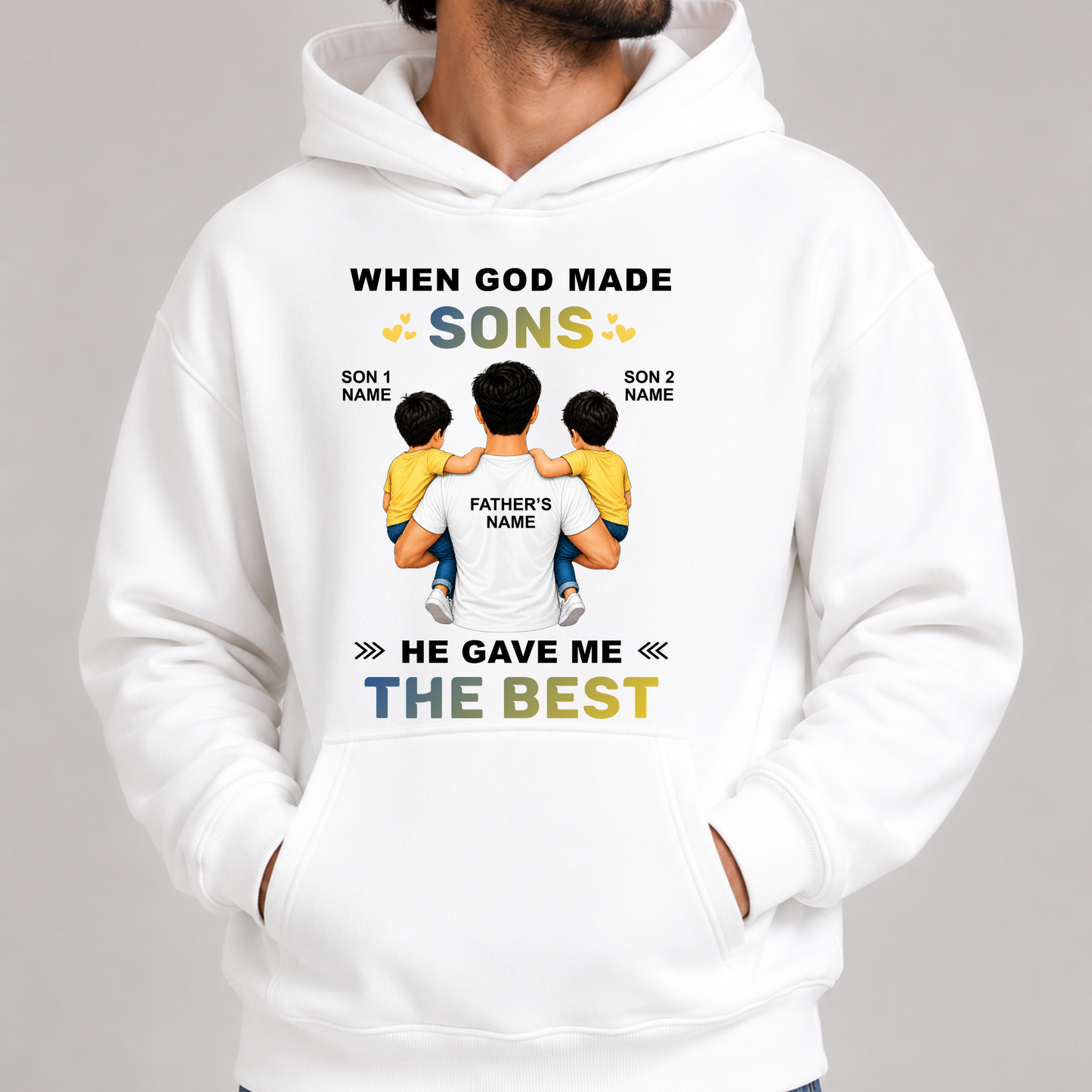 CUSTOMIZED - THE BEST SONS HOODIE