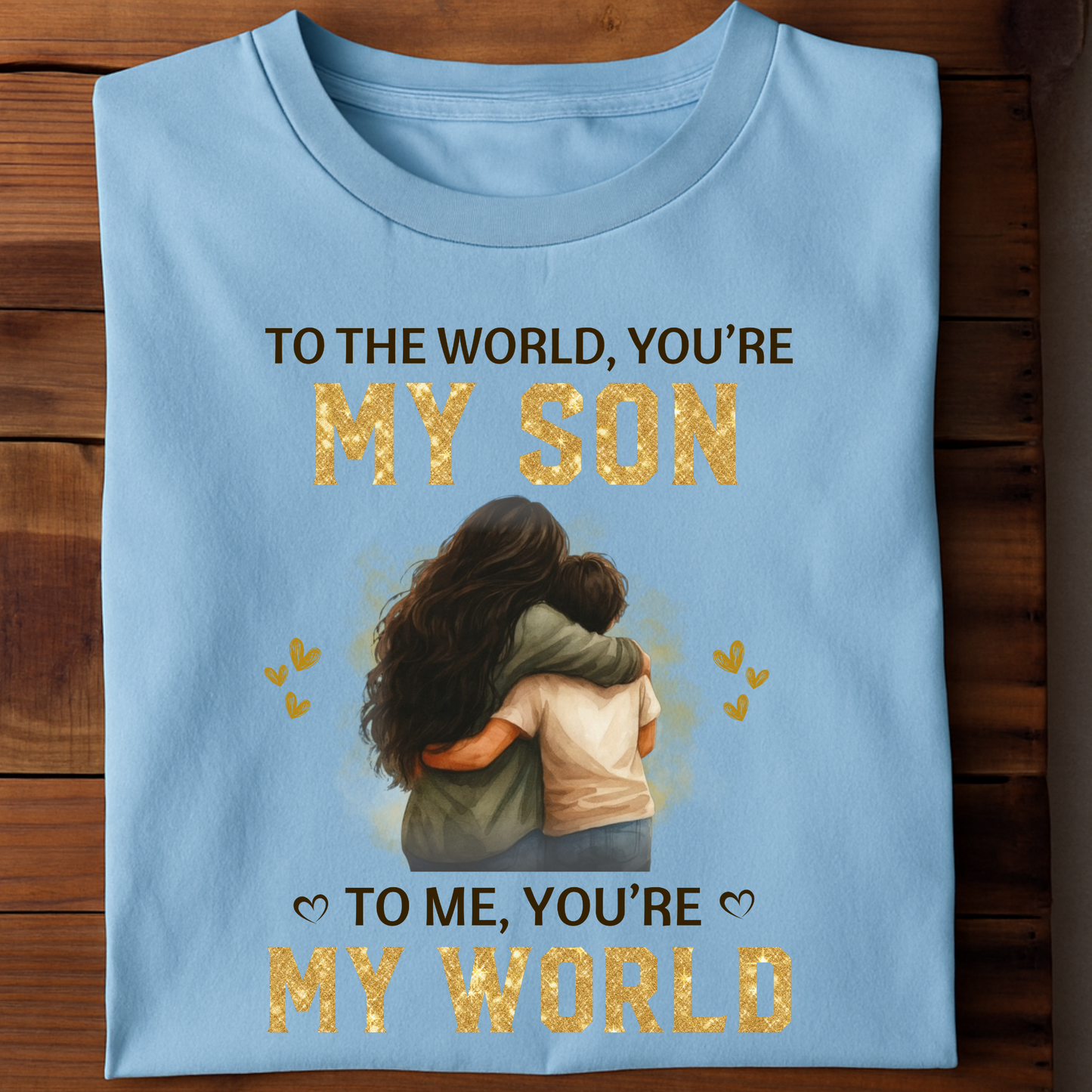 MOTHER & SON-TO THE WORLD CLASSIC T-SHIRT (KIDS & ADULT)