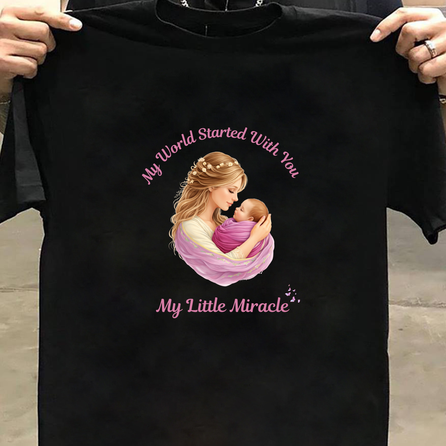 MY LITTLE MIRACLE(MOM & DAUGHTER) PREMIUM CLASSIC T-SHIRT