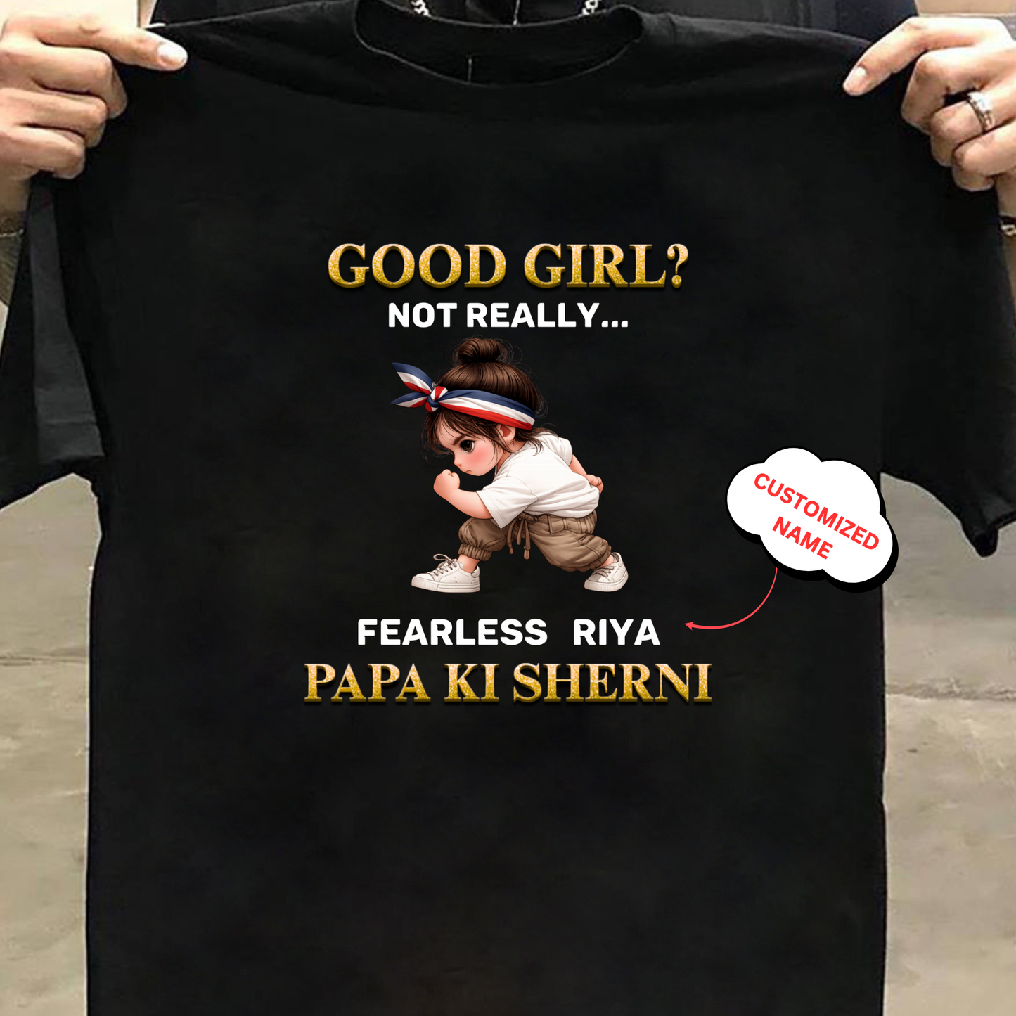 CUSTOMIZED- PAPA KI SHERNI KIDS & ADULT CLASSIC T-SHIRT
