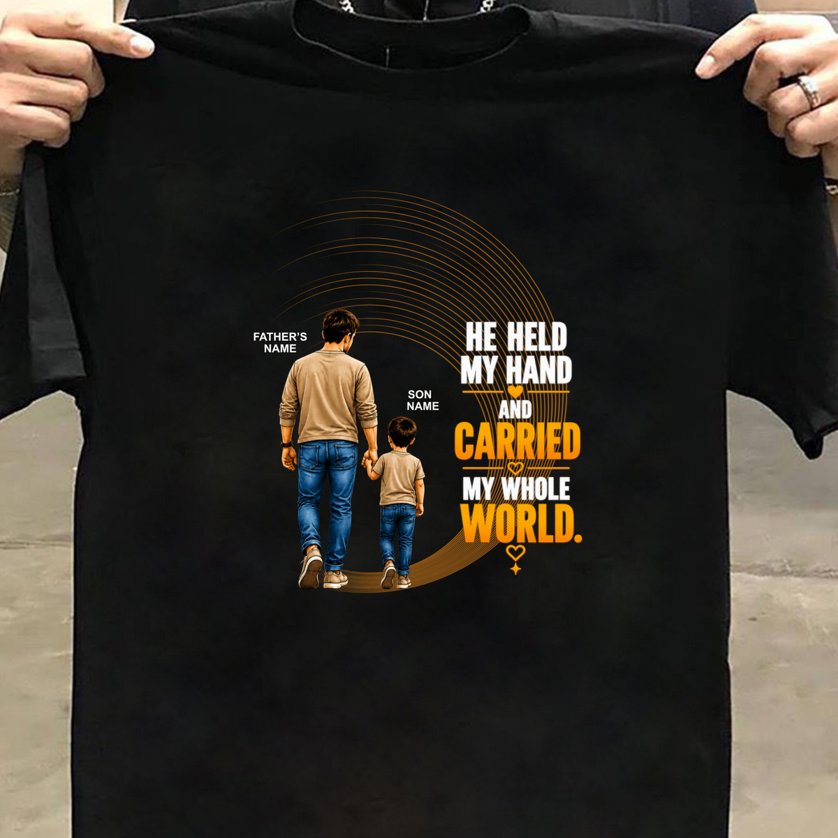 CUSTOMIZED - MY WHOLE WORLD ADULT CLASSIC T-SHIRT
