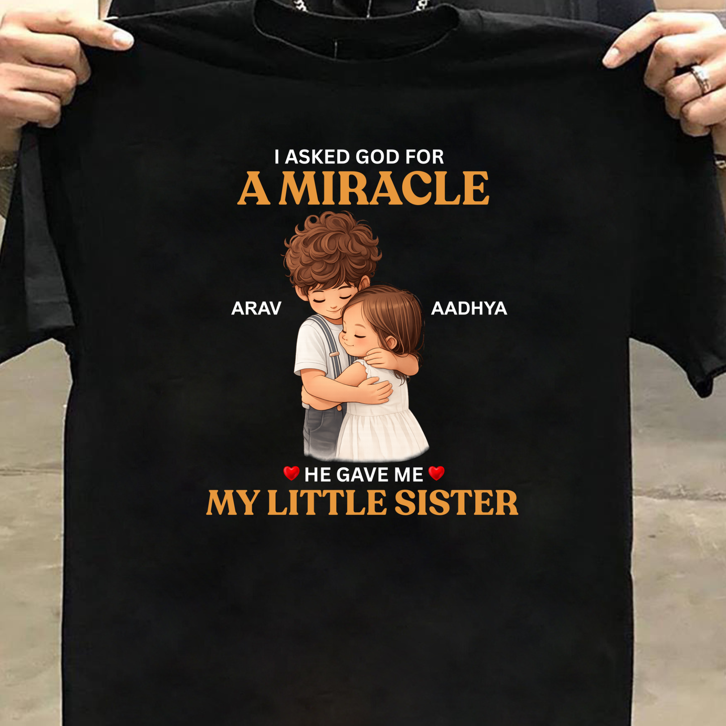 CUSTOMIZED - MIRACLE BROTHER AND SISTER CLASSIC T-SHIRT
