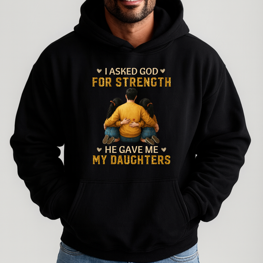 DAD AND DAUGHTERS STRENGTH PREMIUM HOODIE