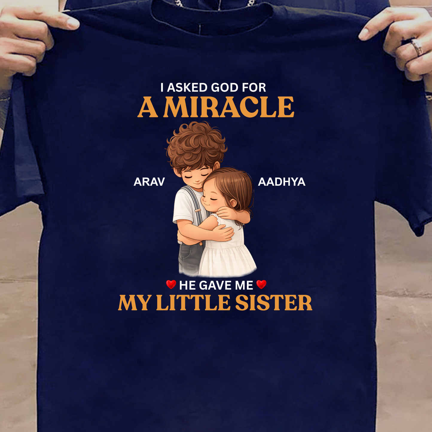 CUSTOMIZED - MIRACLE BROTHER AND SISTER CLASSIC T-SHIRT