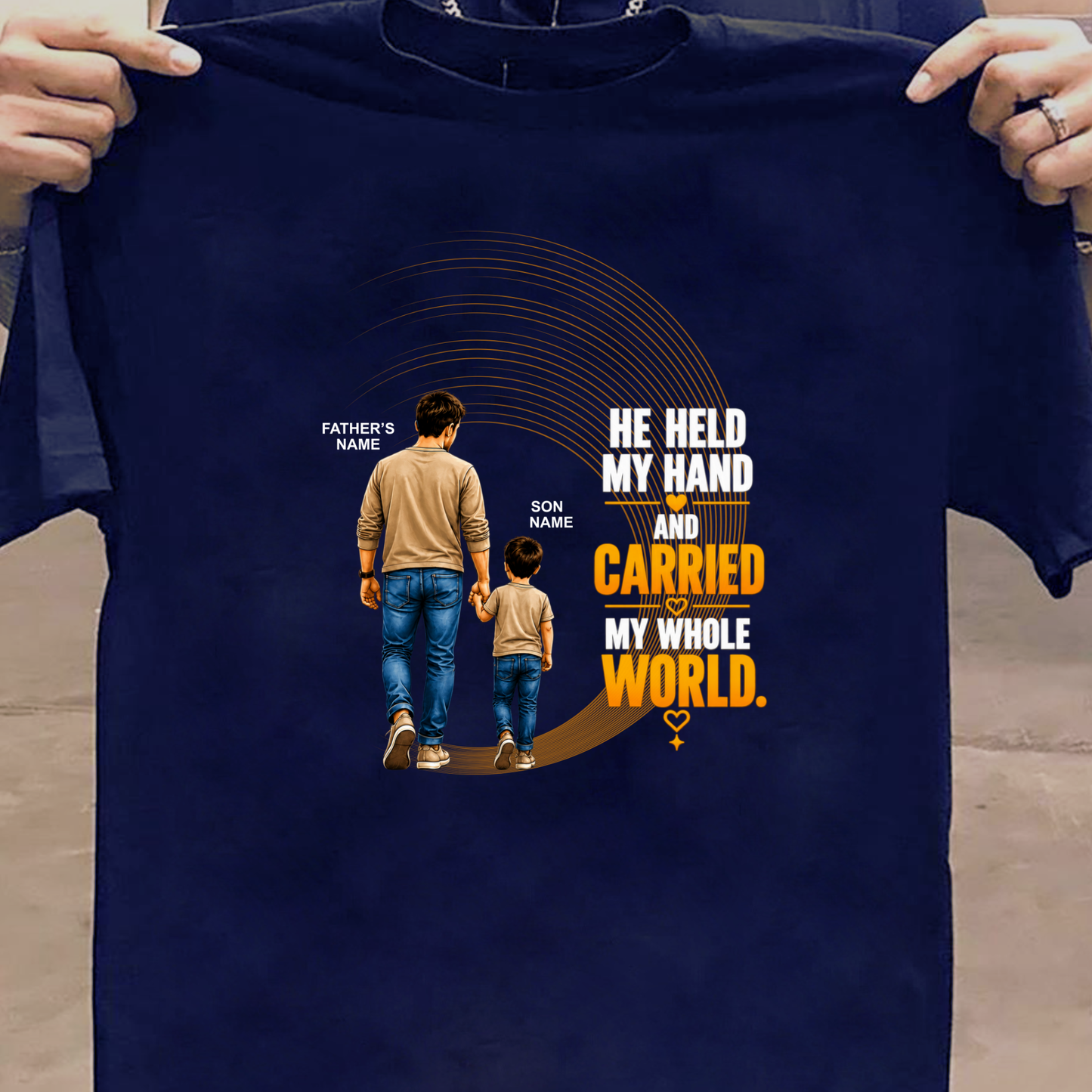 CUSTOMIZED - MY WHOLE WORLD ADULT CLASSIC T-SHIRT