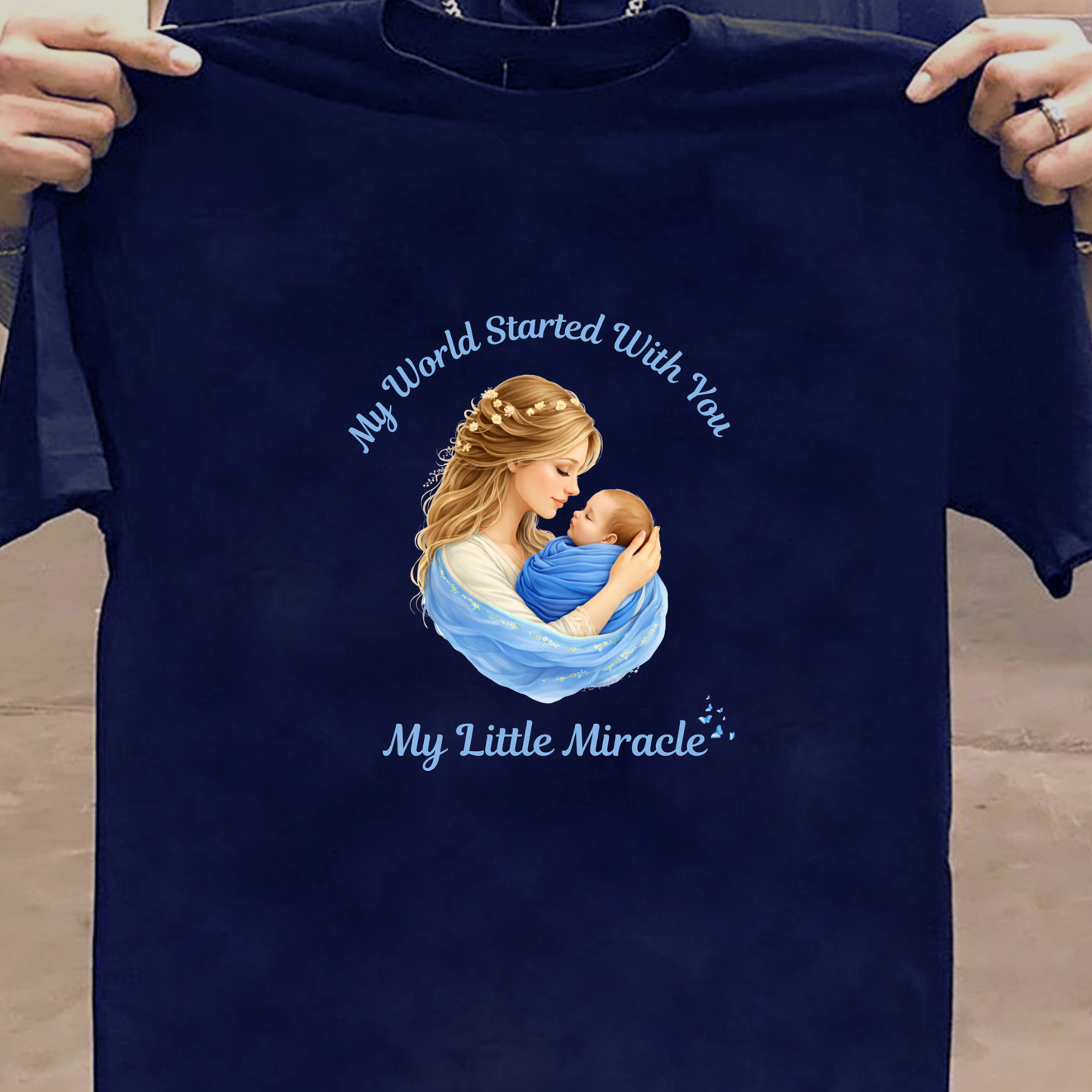 MY LITTLE MIRACLE(MOM & SON) PREMIUM CLASSIC T-SHIRT