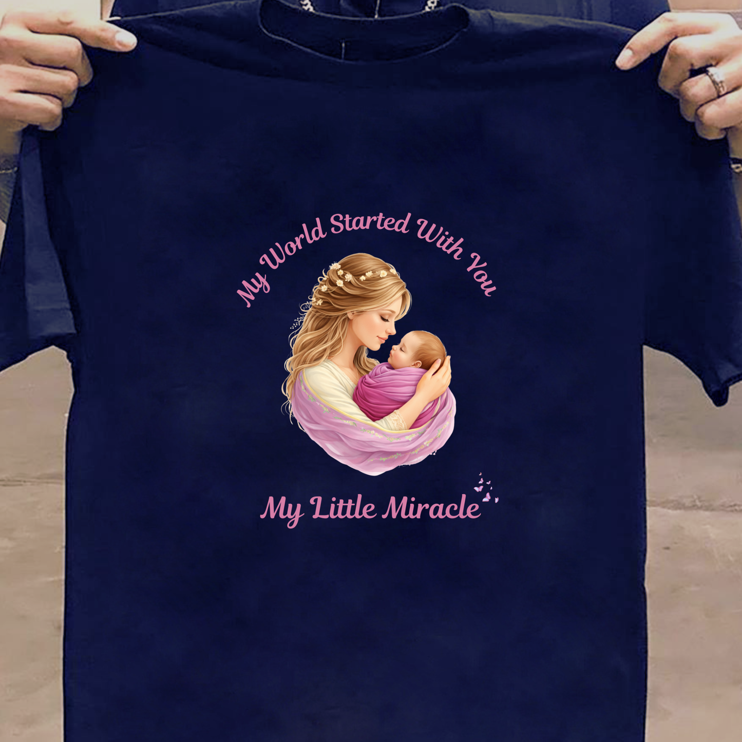 MY LITTLE MIRACLE(MOM & DAUGHTER) PREMIUM CLASSIC T-SHIRT