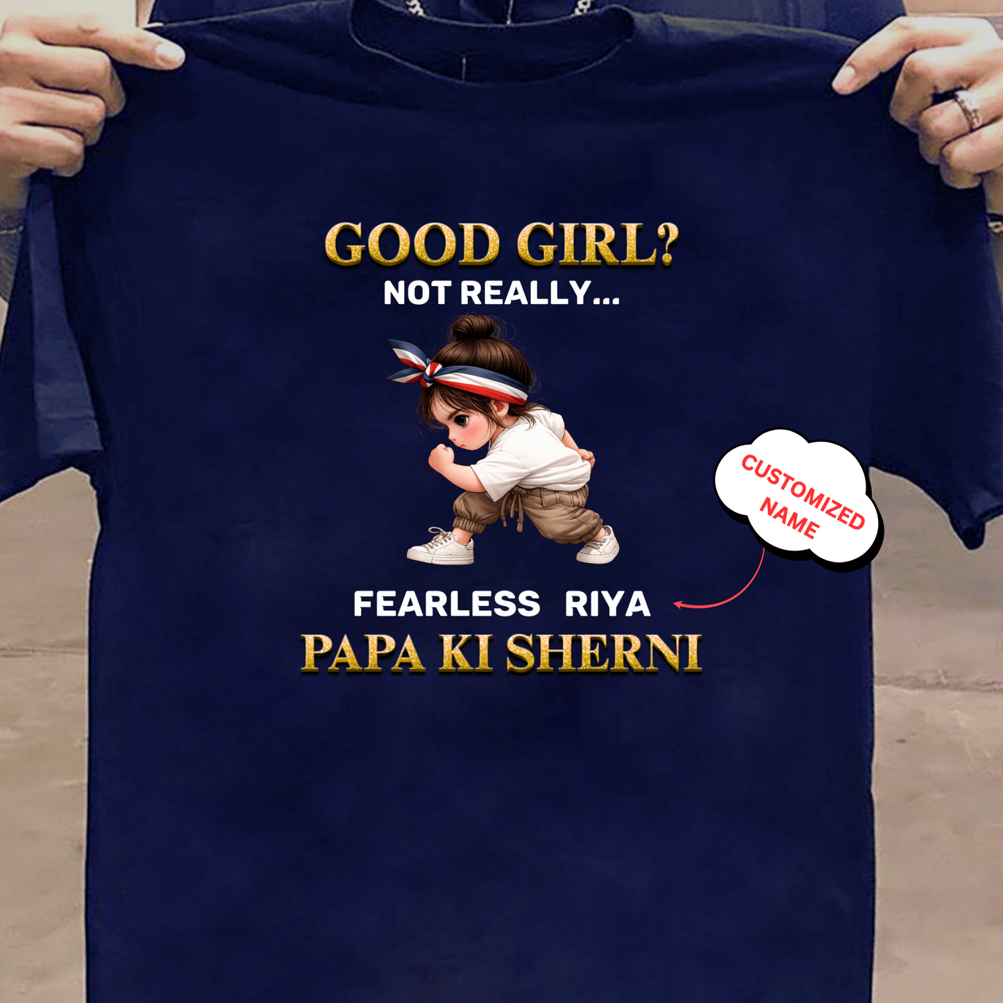 CUSTOMIZED- PAPA KI SHERNI KIDS & ADULT CLASSIC T-SHIRT