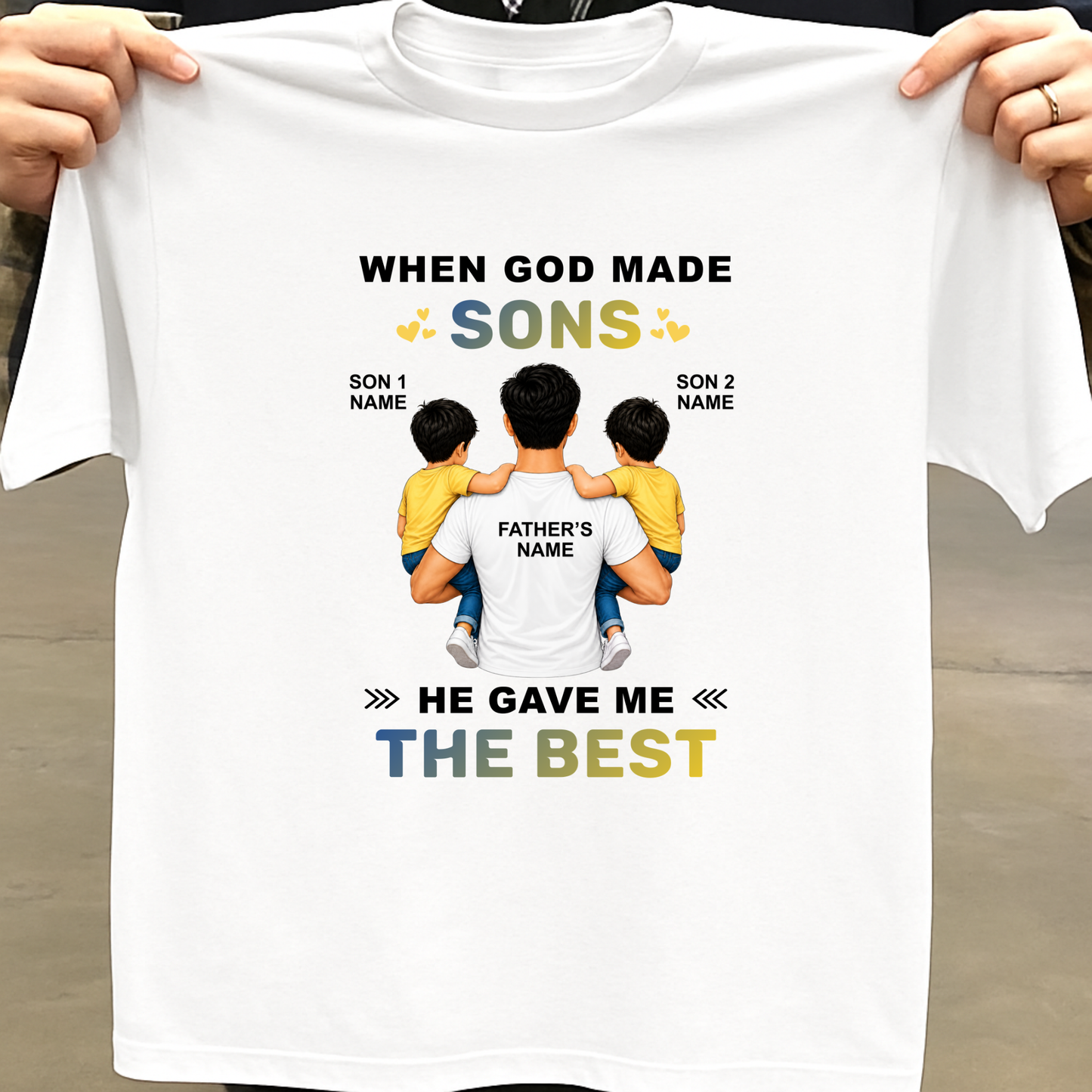 CUSTOMIZED - THE BEST SONS CLASSIC T-SHIRT