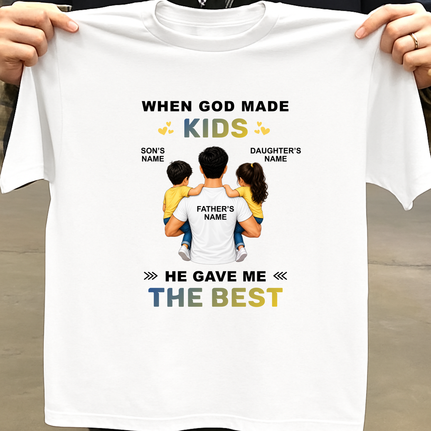CUSTOMIZED - THE BEST KIDS CLASSIC T-SHIRT
