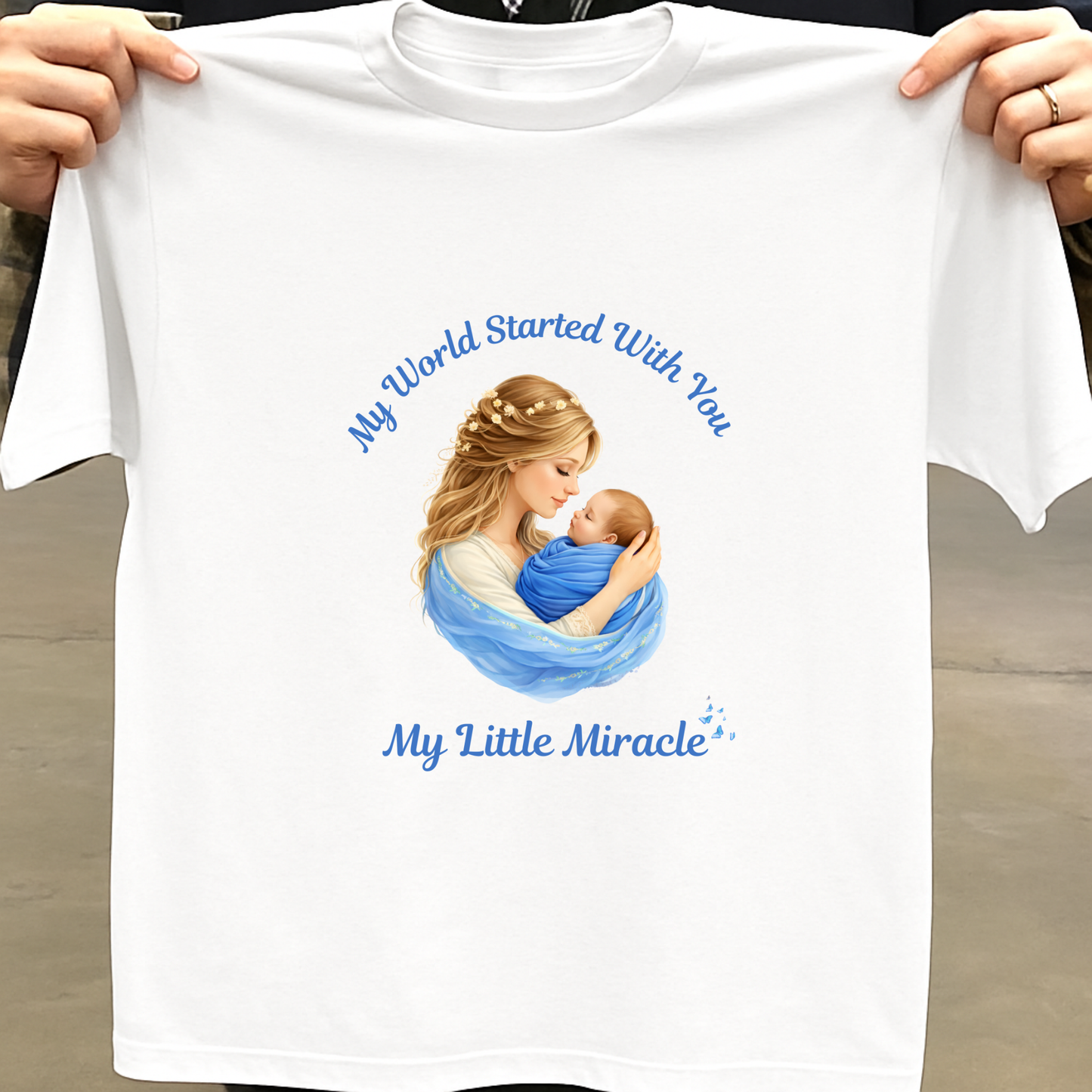MY LITTLE MIRACLE(MOM & SON) PREMIUM CLASSIC T-SHIRT