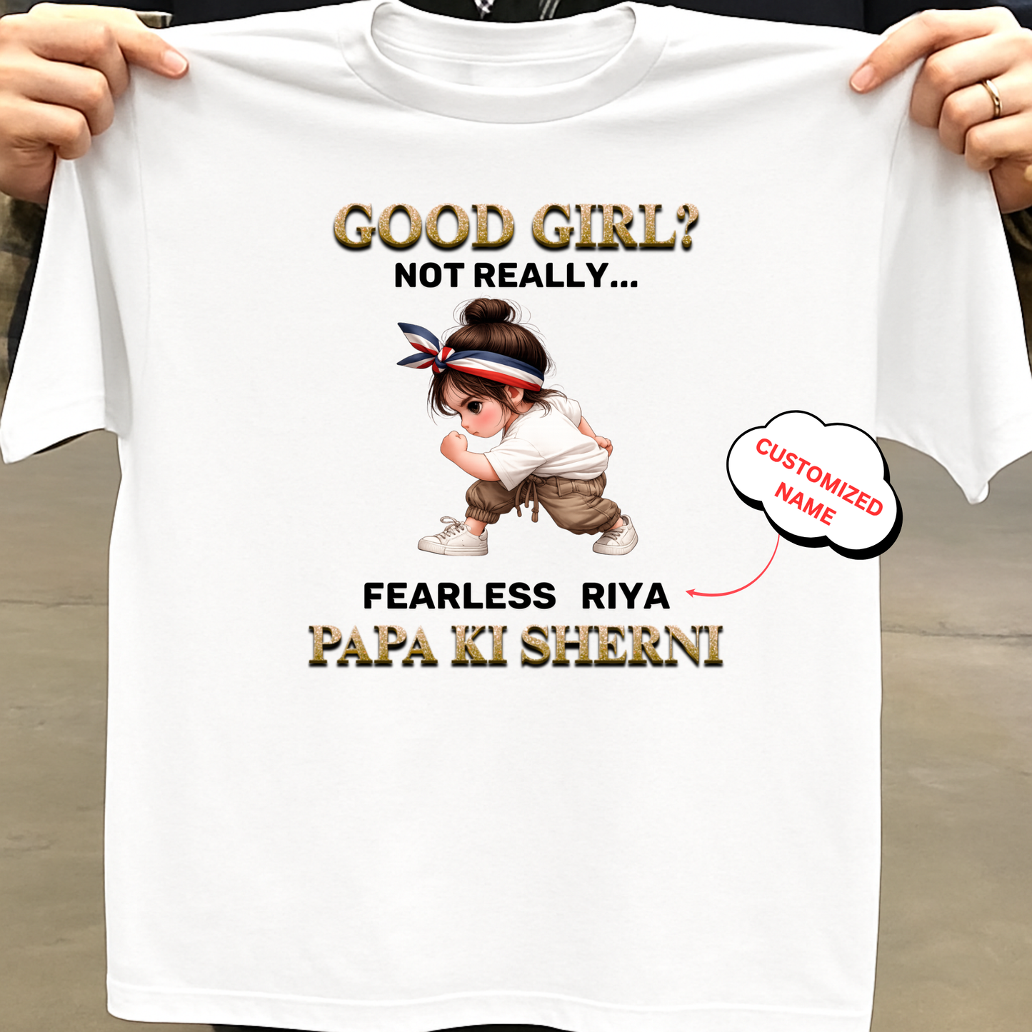 CUSTOMIZED- PAPA KI SHERNI KIDS & ADULT CLASSIC T-SHIRT