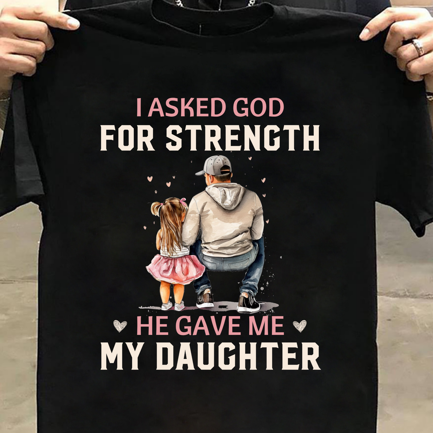 MY STRENGTH, MY DAUGHTER PREMIUM CLASSIC T-SHIRT