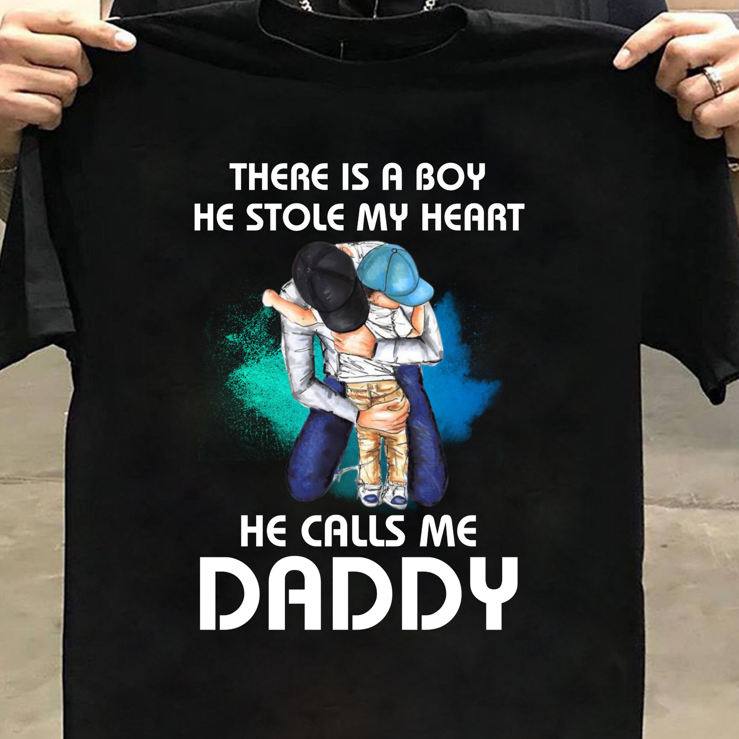 HE CALLS ME DADDY (DAD & SON) PREMIUM CLASSIC T-SHIRT