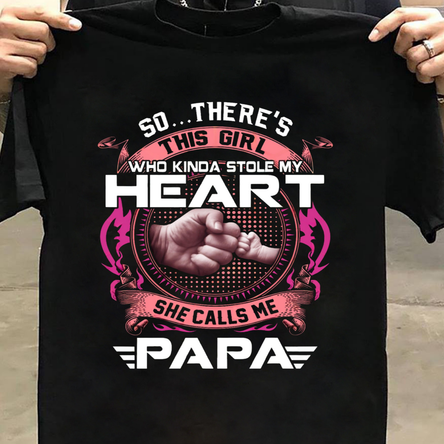 SHE CALLS ME PAPA PREMIUM CLASSIC T-SHIRT