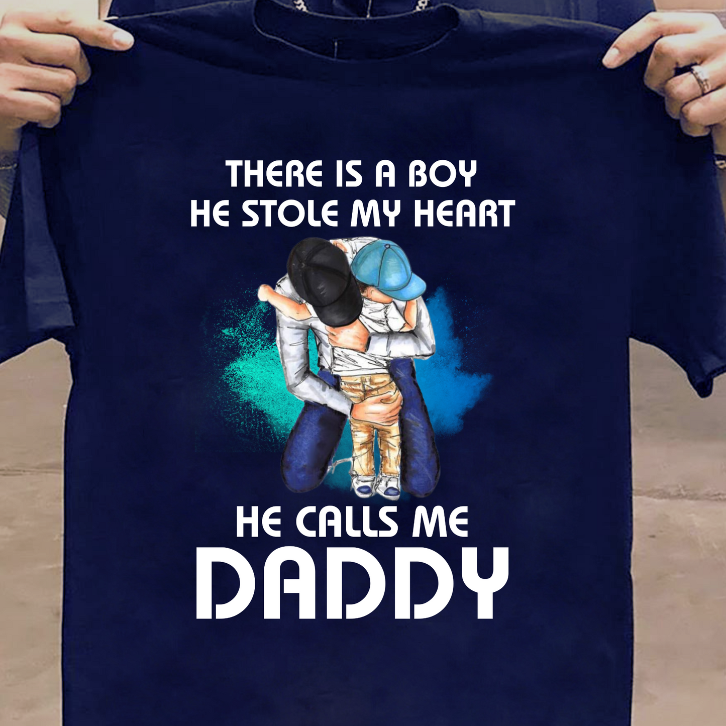 HE CALLS ME DADDY (DAD & SON) PREMIUM CLASSIC T-SHIRT