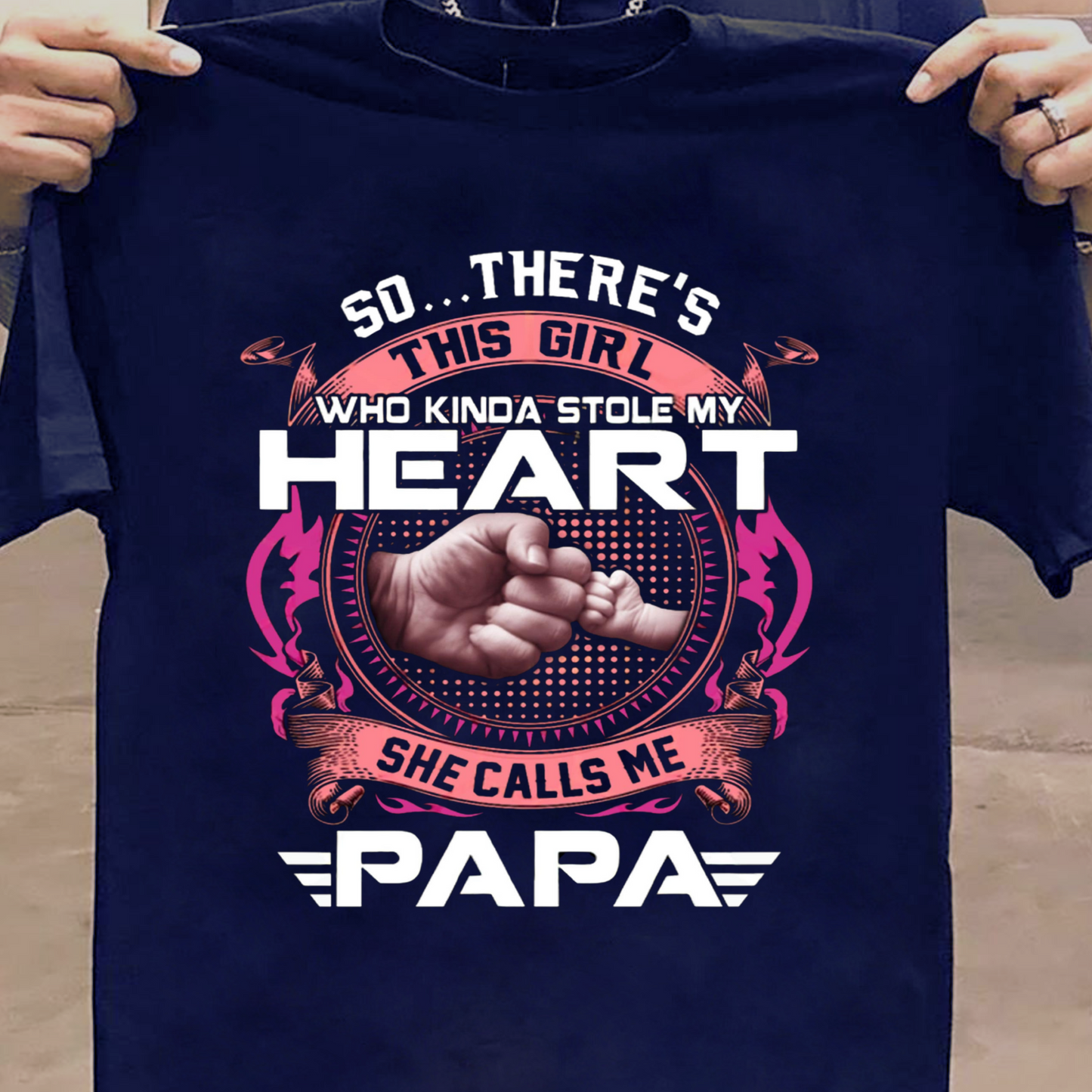 SHE CALLS ME PAPA PREMIUM CLASSIC T-SHIRT