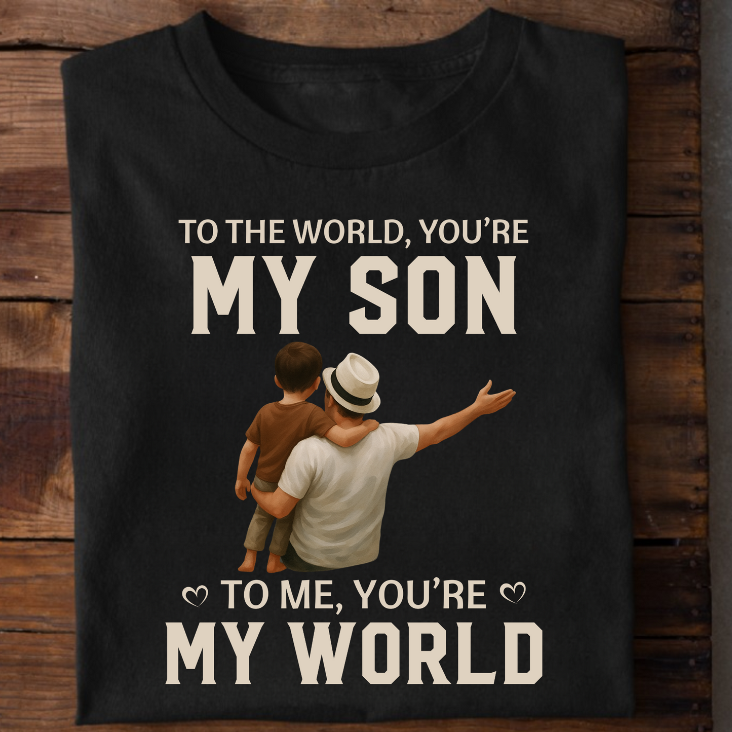 YOU ARE MY WORLD (FATHER & SON) CLASSIC T-SHIRT