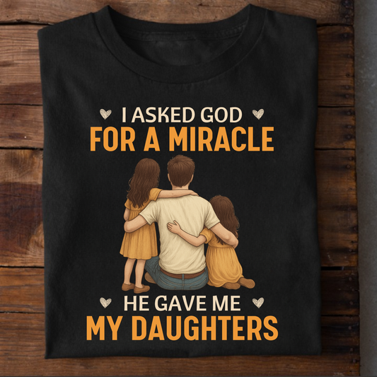 MIRACLE DAUGHTERS (FATHER) PREMIUM CLASSIC T-SHIRT
