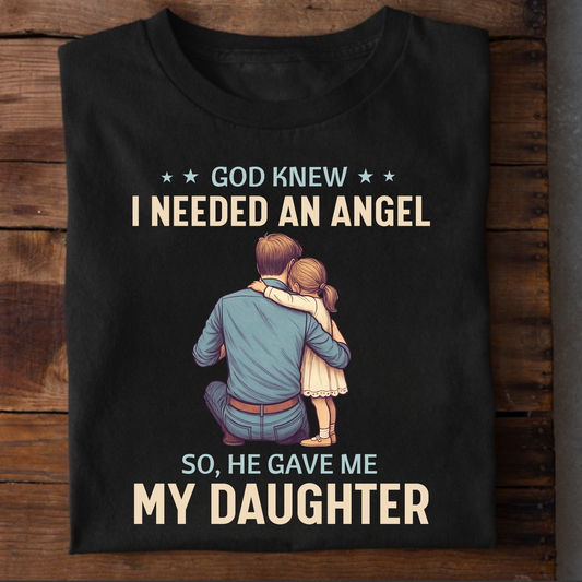 ANGEL DAUGHTER (FATHER) PREMIUM CLASSIC T-SHIRT