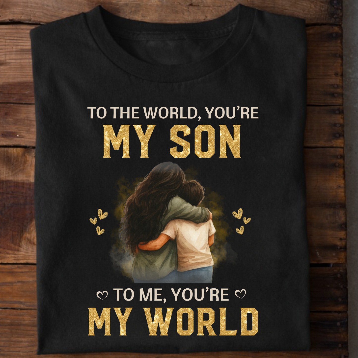MOTHER & SON-TO THE WORLD CLASSIC T-SHIRT (KIDS & ADULT)