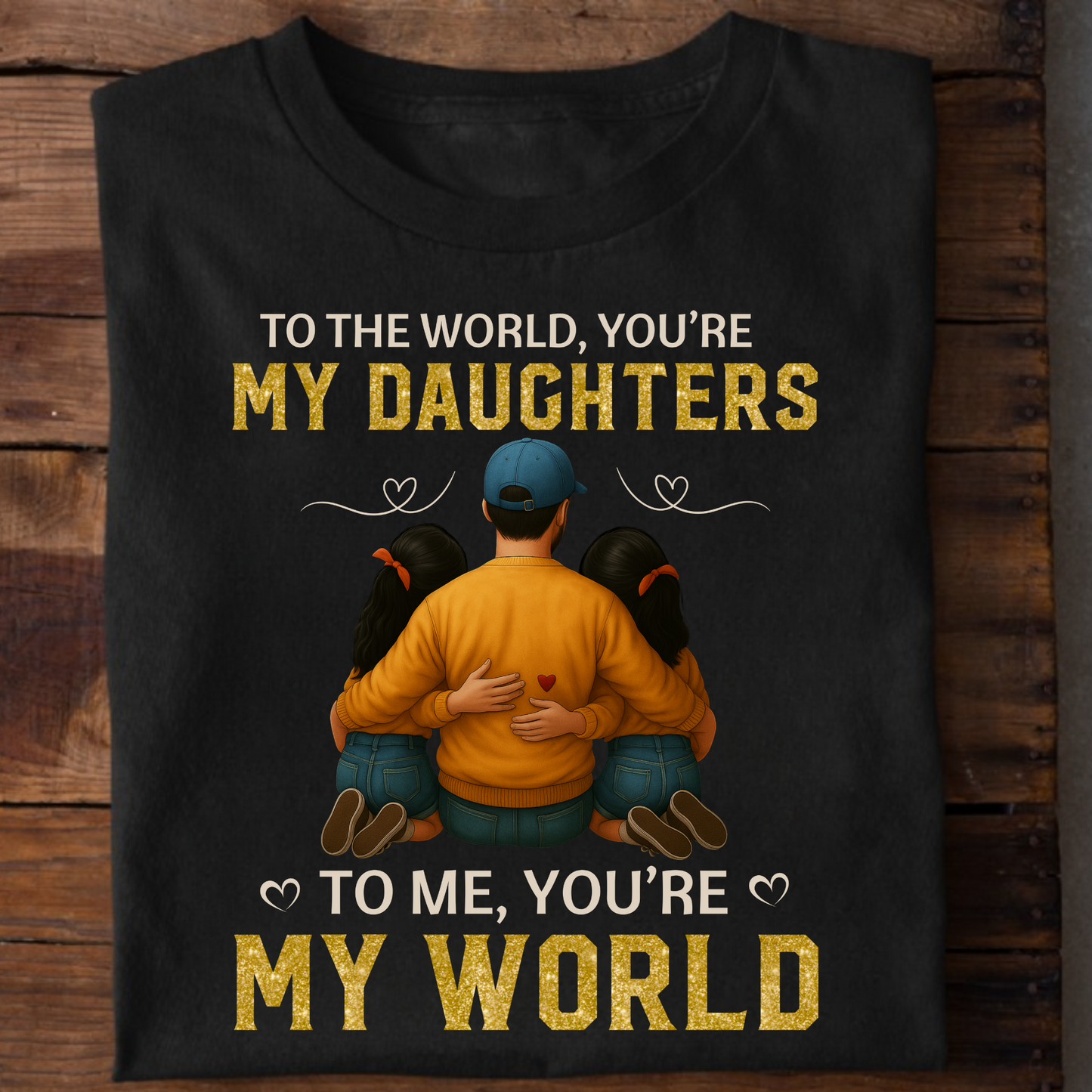 MY WORLD, MY DAUGHTERS CLASSIC T-SHIRT