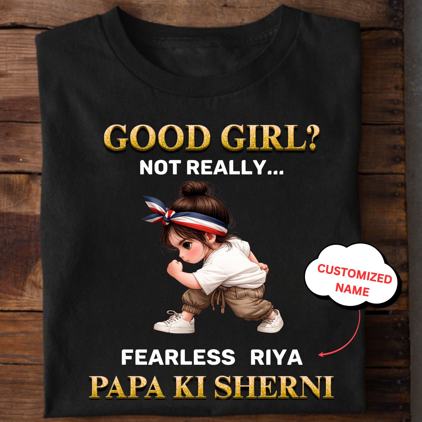 CUSTOMIZED- PAPA KI SHERNI KIDS & ADULT CLASSIC T-SHIRT