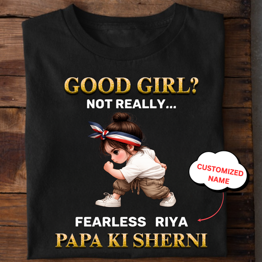 CUSTOMIZED- PAPA KI SHERNI KIDS & ADULT CLASSIC T-SHIRT