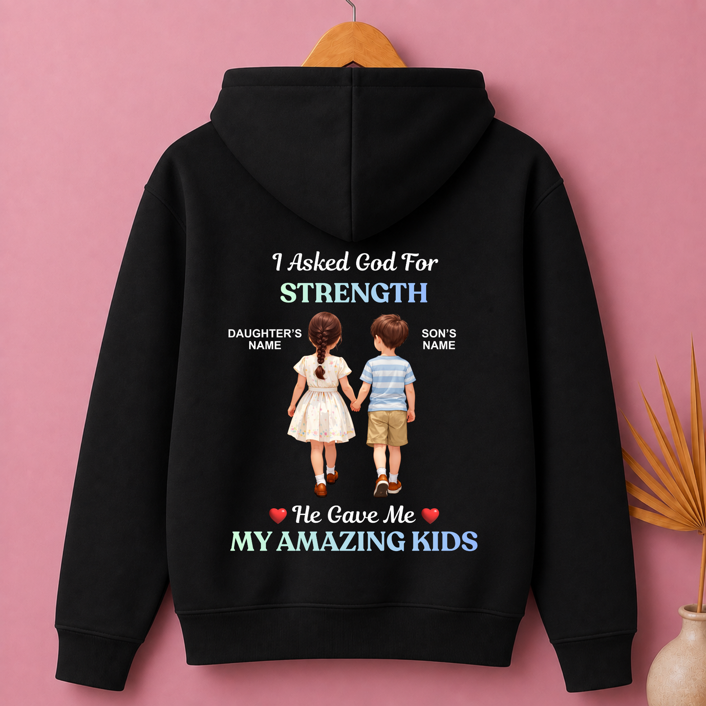 CUSTOMIZED - STRENGTH AMAZING KIDS PREMIUM HOODIE (B)