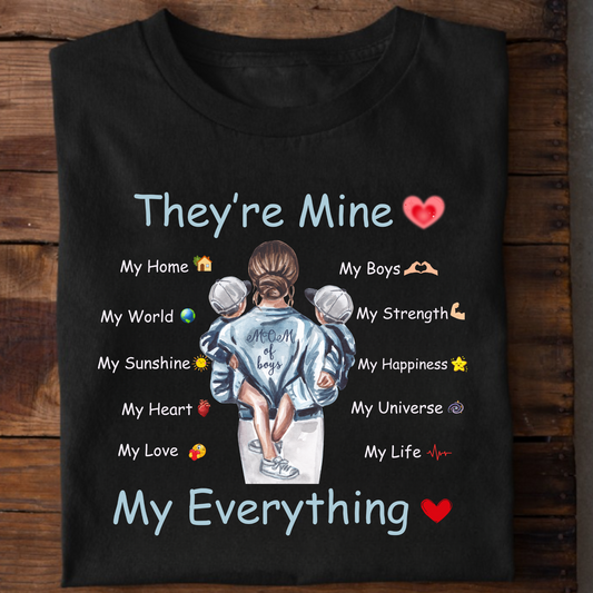 THEY'RE MINE (MOM & SONS) PREMIUM CLASSIC T-SHIRT