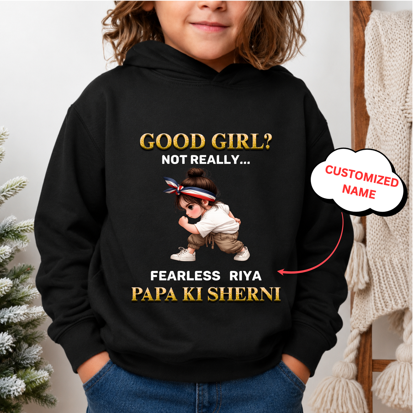 CUSTOMIZED - PAPA KI SHERNI PREMIUM HOODIE
