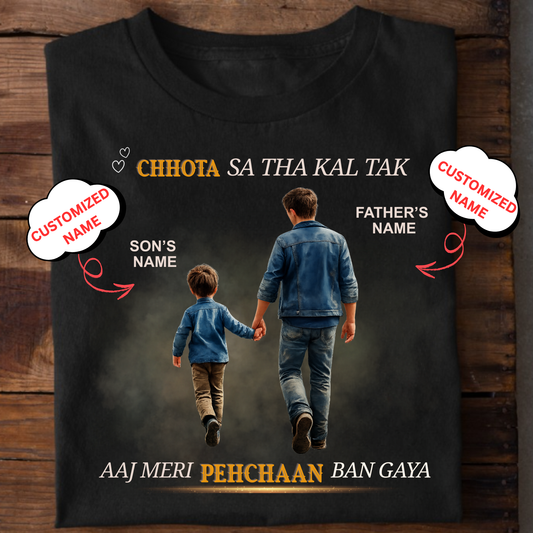 CUSTOMIZED-MERI PEHCHAAN (DAD & SON) CLASSIC T-SHIRT
