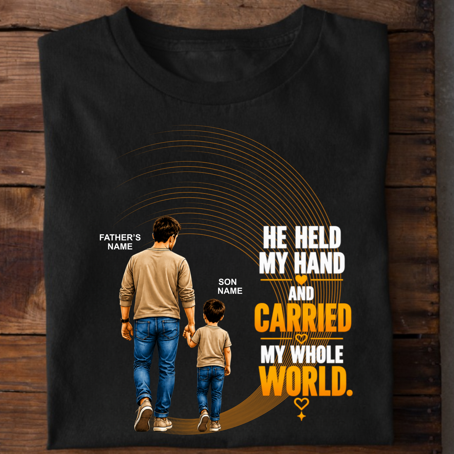 CUSTOMIZED - MY WHOLE WORLD ADULT CLASSIC T-SHIRT