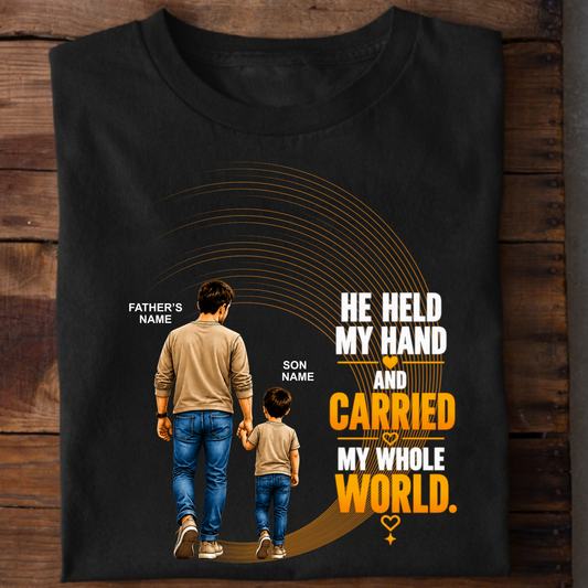 CUSTOMIZED - MY WHOLE WORLD ADULT CLASSIC T-SHIRT