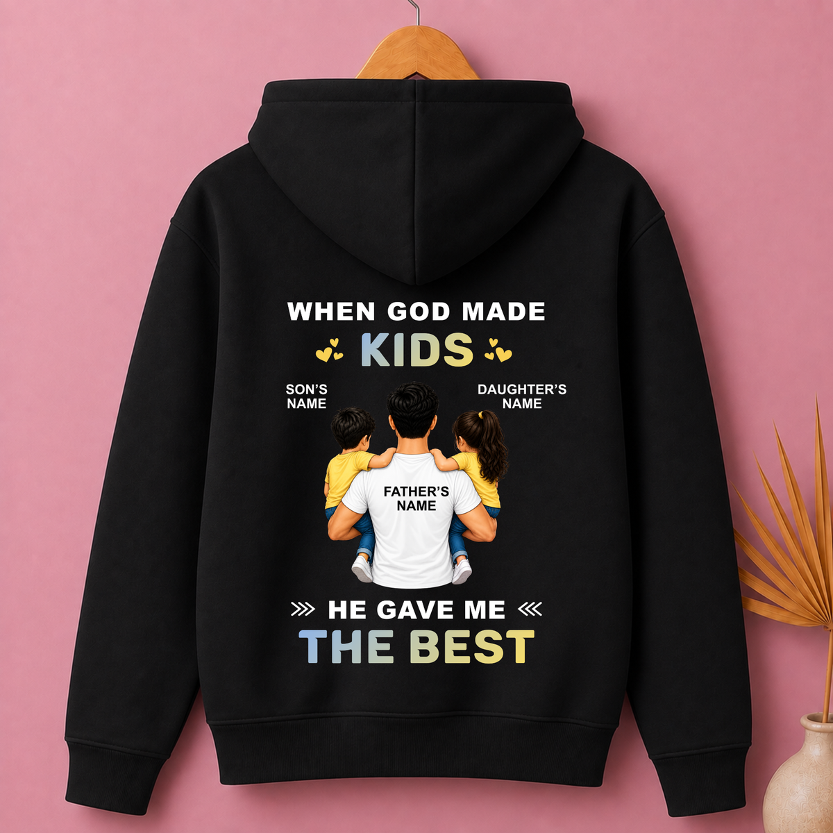 CUSTOMIZED - THE BEST KIDS PREMIUM HOODIE (B)