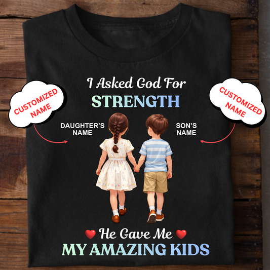 CUSTOMIZED- STRENGTH AMAZING KIDS CLASSIC T-SHIRT