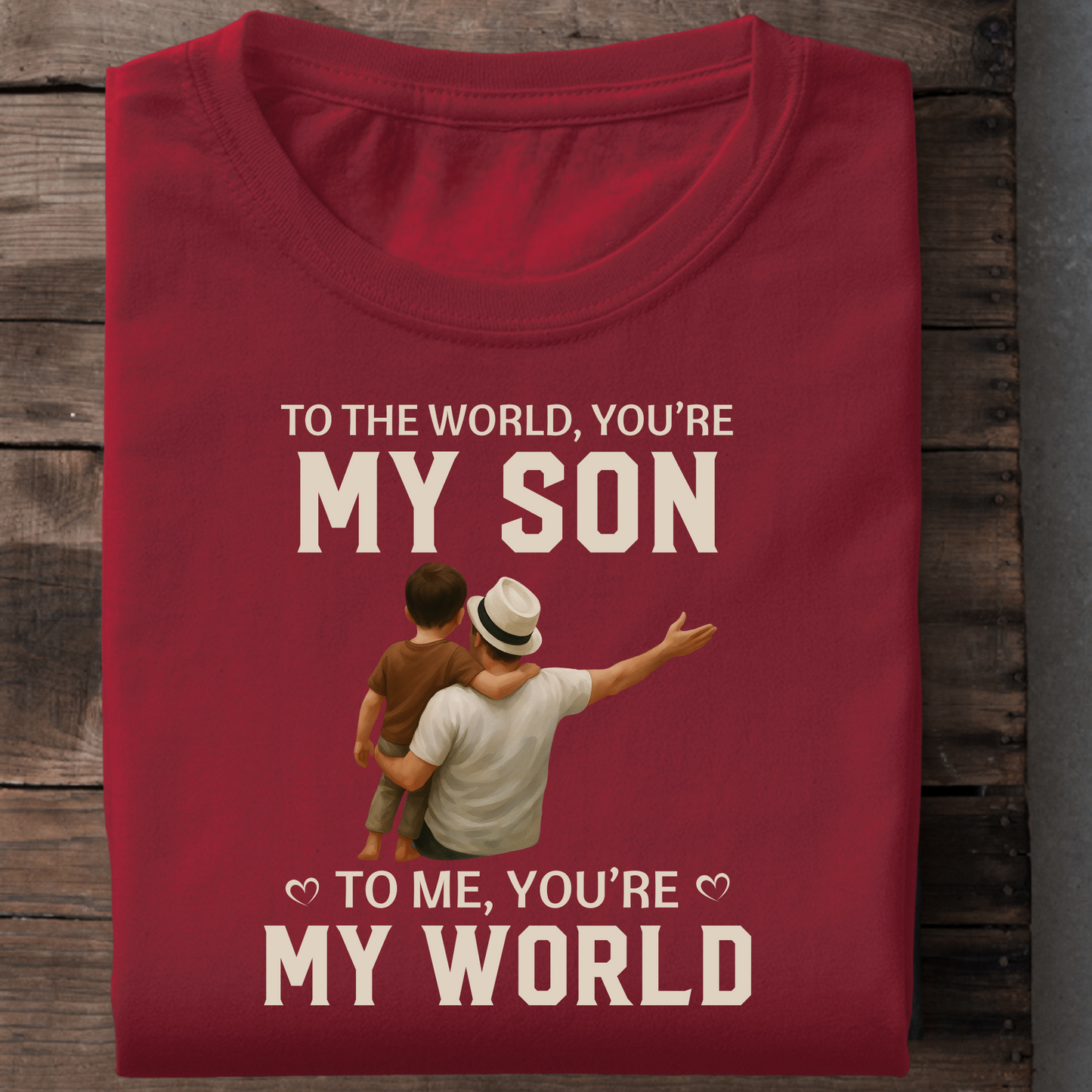 YOU ARE MY WORLD (FATHER & SON) CLASSIC T-SHIRT