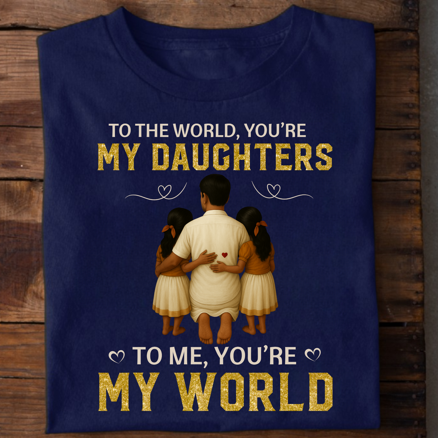 MY WORLD, MY DAUGHTERS CLASSIC T-SHIRT