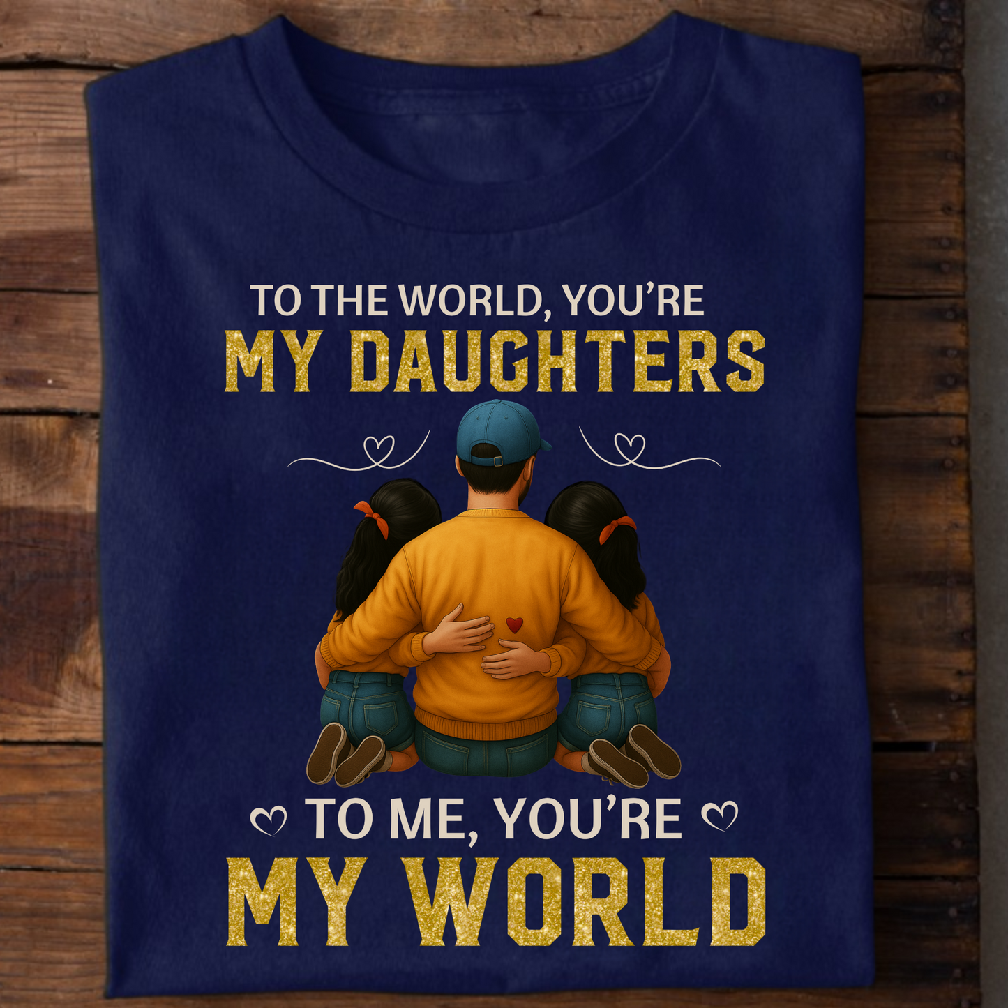 MY WORLD, MY DAUGHTERS CLASSIC T-SHIRT